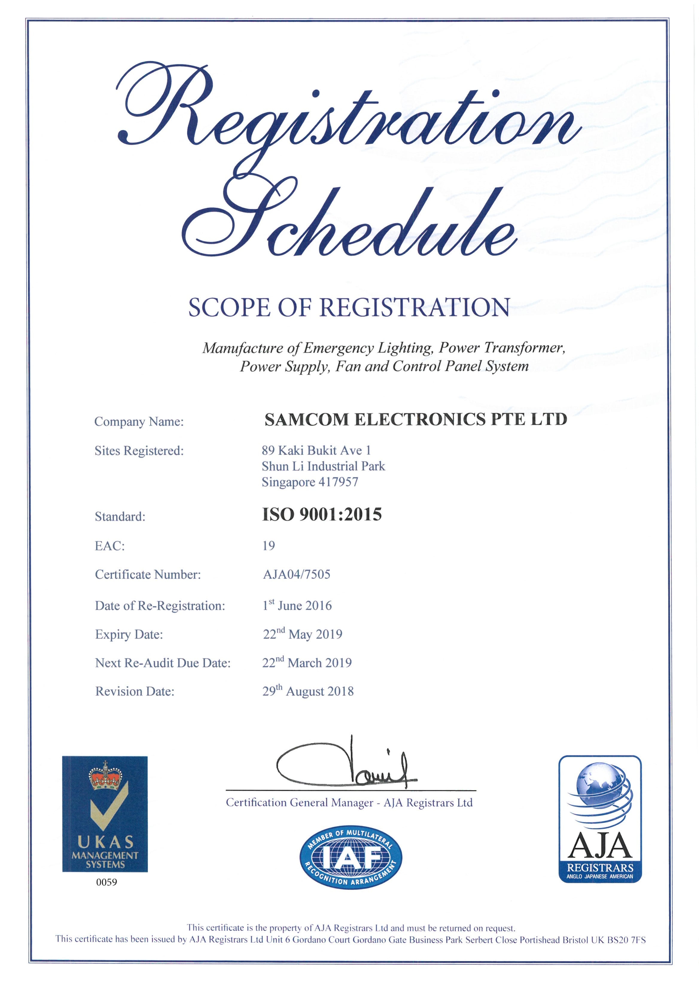 Certificate 2015-2